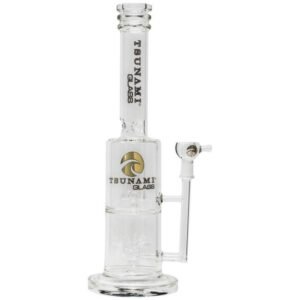 Bio Hazard Glass Bong 20cm Straight Neck