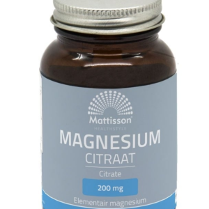 Magnesium Citrate 200 mg – 60 tablets