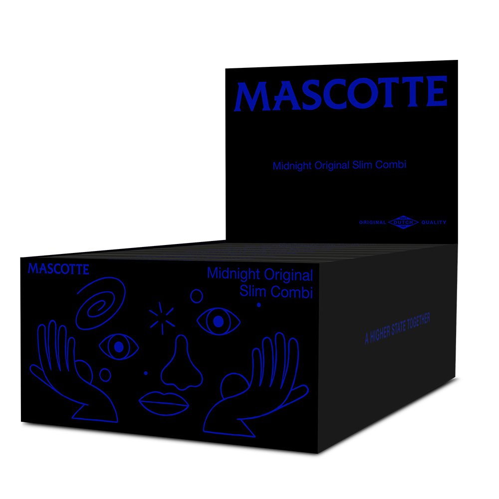 Mascotte Midnight Combi Slim with Magnet 26 pieces + 34 black tips