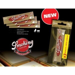 Smoking Gold 3 x 33 rolling papers